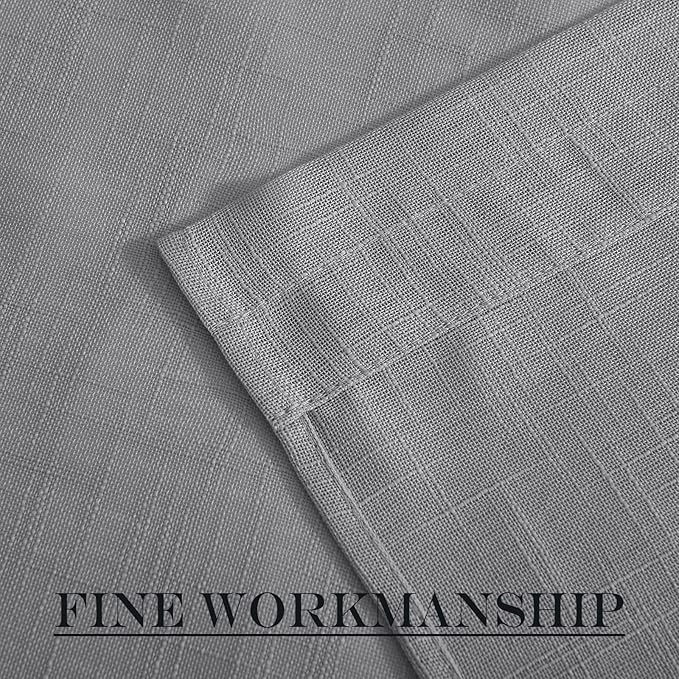 NICETOWN Linen French Door Curtains Privacy Light Reducing Window Coverings - Image 6