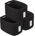 Cotton Rope storage Basket Bins 14.5X9.5X9.3“ Woven Basket by XUANGUO
