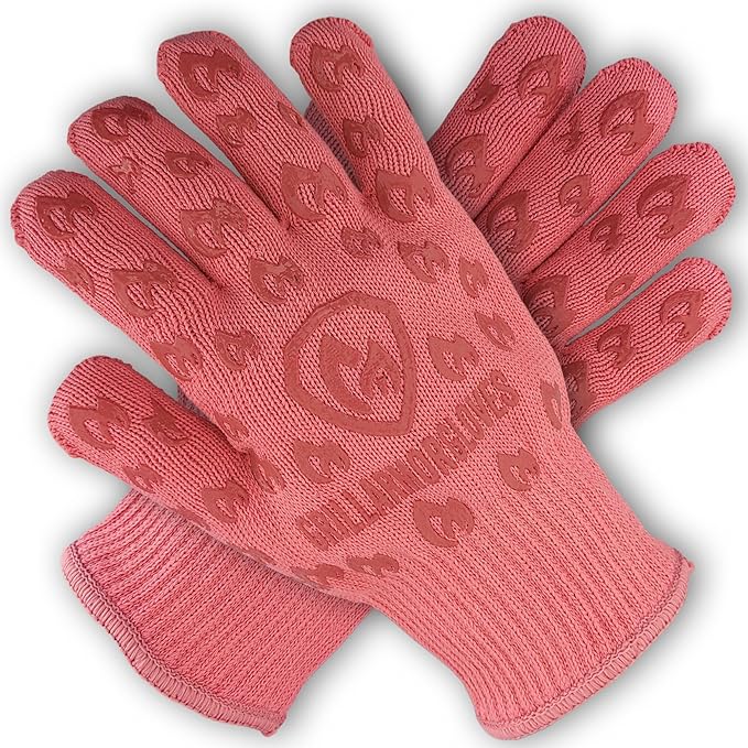 Grill Armor Oven Gloves 932°F Extreme Heat & Cut Resistant Oven Mitts by GrillArmorGloves
