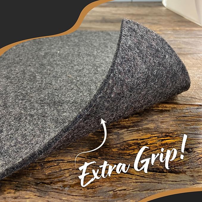 Nevlers 5'x7' Felt TPO Non Slip Rug Pad | 1/4" Thick Rug Cushion | Anti Slip - Image 7