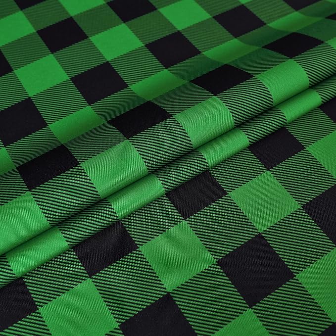 Waterproof Gingham Festive Tablecloth Fabric - Image 9