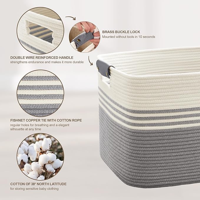 86L Extra Large Laundry Basket - Image 5