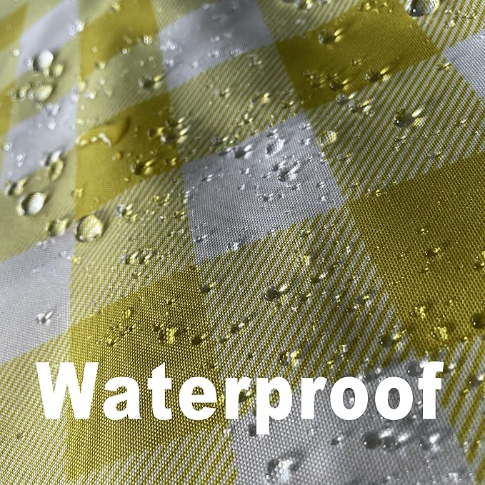Classic Gingham Plaid Tablecloth Fabric - Image 2