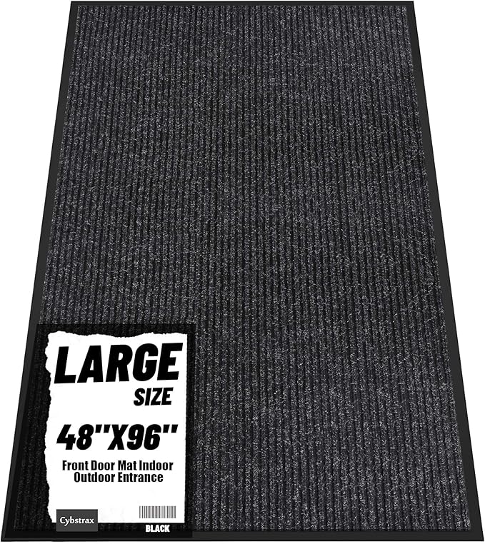 Front Door Mat Indoor Outdoor Entrance, TPR Backing Non-Slip Doormats, Low by Unknown