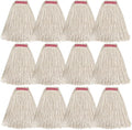 Matthew Cleaning 24oz 12Pack Cotton Mop Head Replacement, Looped-Open String by MATTHEWCLEANINGPRODUCTS