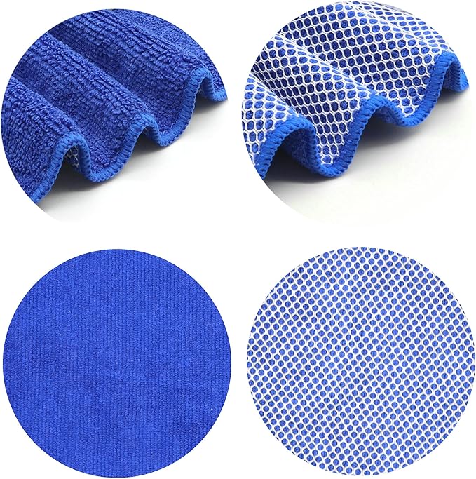 Microfiber Dish Cloths Fast Drying Kitchen Cleaning Cloth Dish Rags Dust Cloths - Image 6