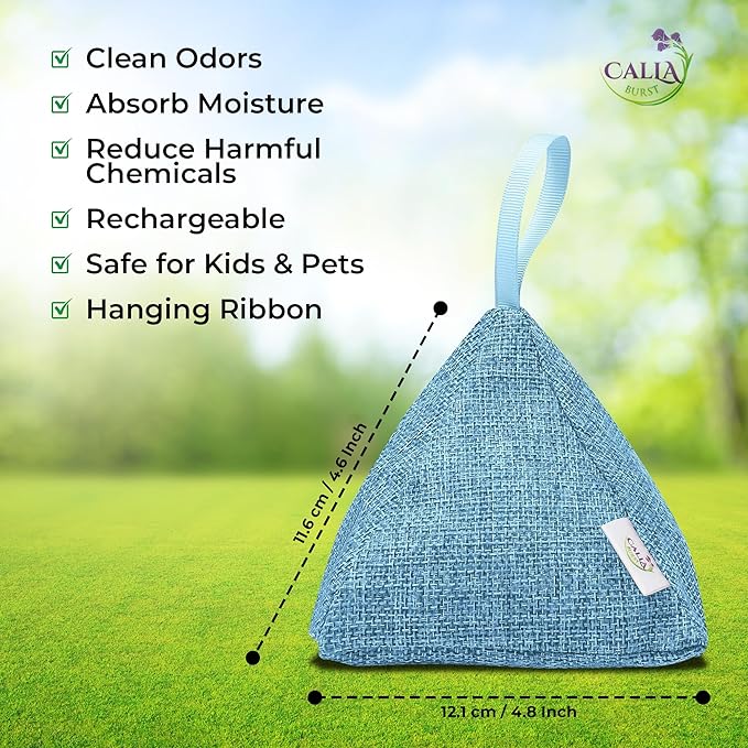 4 Pack Bamboo Charcoal Air Purifier Bags 200 Grams Each - Image 3