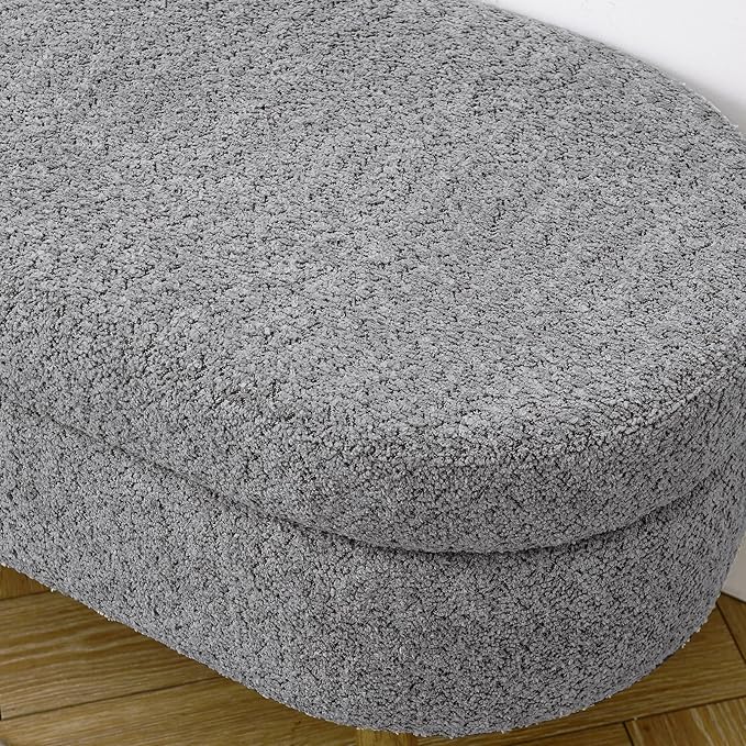 Furnimart 43.5" Queen Size Storage Ottoman Bench, Flip Top End of Bed Storage - Image 4