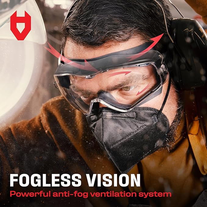 NoCry Safety Goggles Over Glasses - Image 5