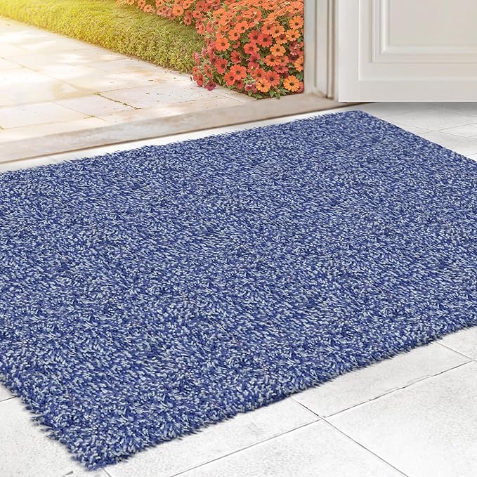 Premium Microfiber Indoor Door Mat – 24"x36" Washable Entry Mat, Waterproof by RugMast