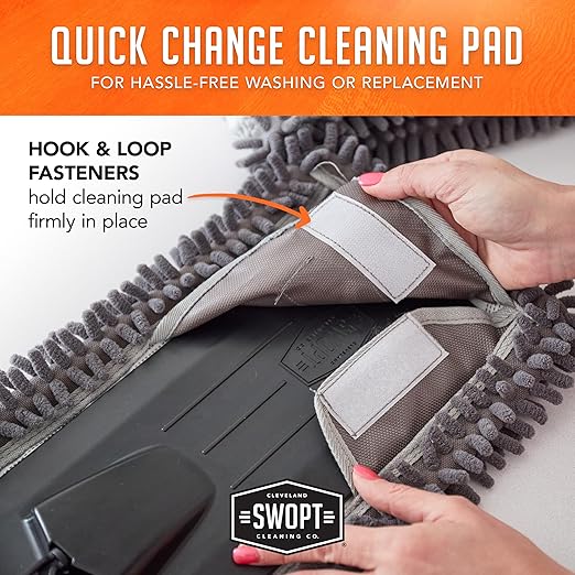 SWOPT 18” Microfiber Dust Mop Refill – Cleaning Pad - Image 8