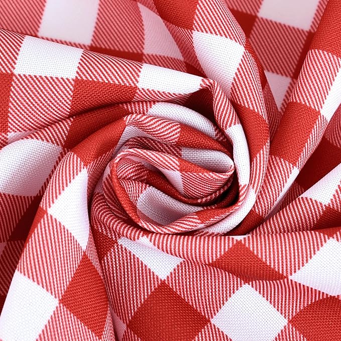 Waterproof Plaid Tablecloth Fabric - Image 3