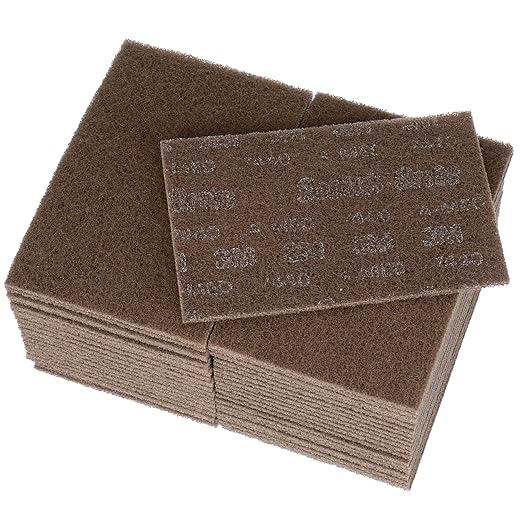 3M Scotch-Brite Heavy Duty Hand Pad 7440B, 6 in x 9 in, Hand Sanding Pad by 3MIndustrial