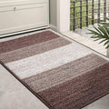 Kitinjoy Indoor Outdoor Door Mat, 36x24 Non-Slip Absorbent Dirt Trapper by Kitinjoy