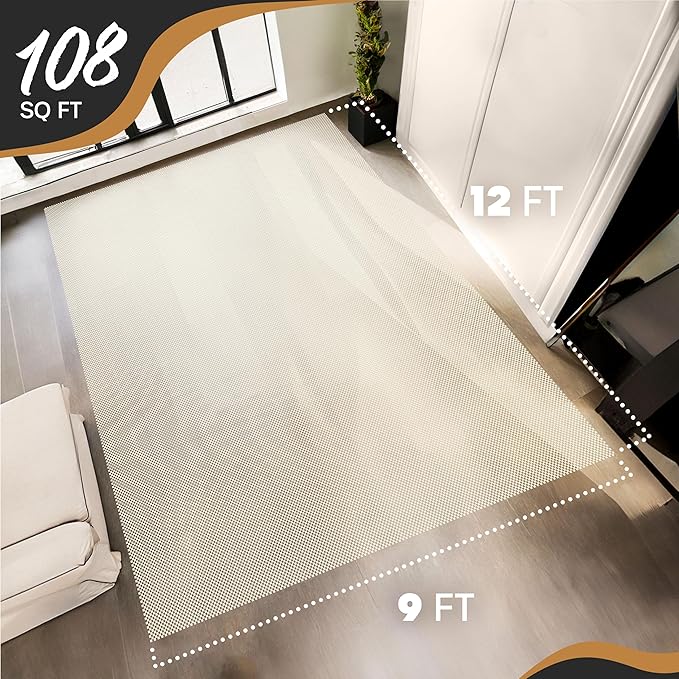 Nevlers 9'x12' White Rug Gripper - Image 4