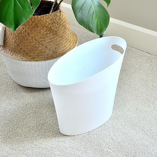 Youngever 2 Gallon Slim Trash Can, Plastic Garbage Container Bin, Small Trash - Image 4