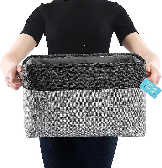 OrganiHaus Extra Large Fabric Storage Bins - Image 3
