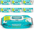 6 Packs Surface Wipes with Bleach, Thick & Large Dispose, All-Purpose Cleaner by JuniperCLEAN