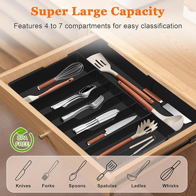 Expandable Large Silverware Organizer - Image 5