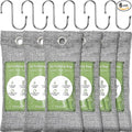6 Pack Bamboo Charcoal Air Purifying Bag, Activated Charcoal Bags Odor Absorber by VITSCAN