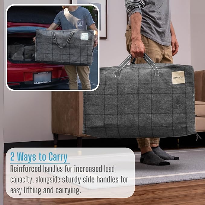 VENO 8 Pack Moving and Storage Bags, Heavy Duty, Alternative to Moving Boxes - Image 6