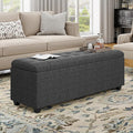 Ottoman with Storage 38 inches, Furniture End of Bed Storage Benches, Long by Unknown
