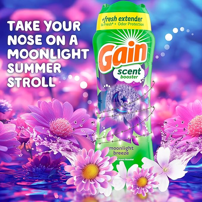 Gain Fireworks In-Wash Scent Booster Beads, Moonlight Breeze, 12.2 oz - Image 3