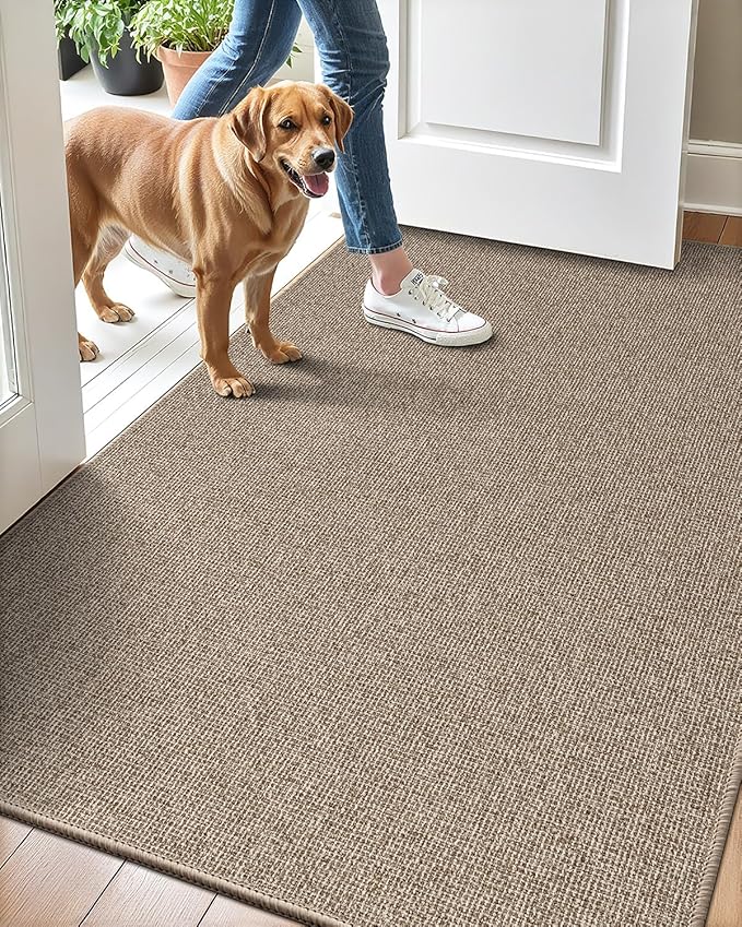 LUMI Indoor Door Mat 36"x56", Ultra Thin Low Profile Non-Slip Doormat by LUMI
