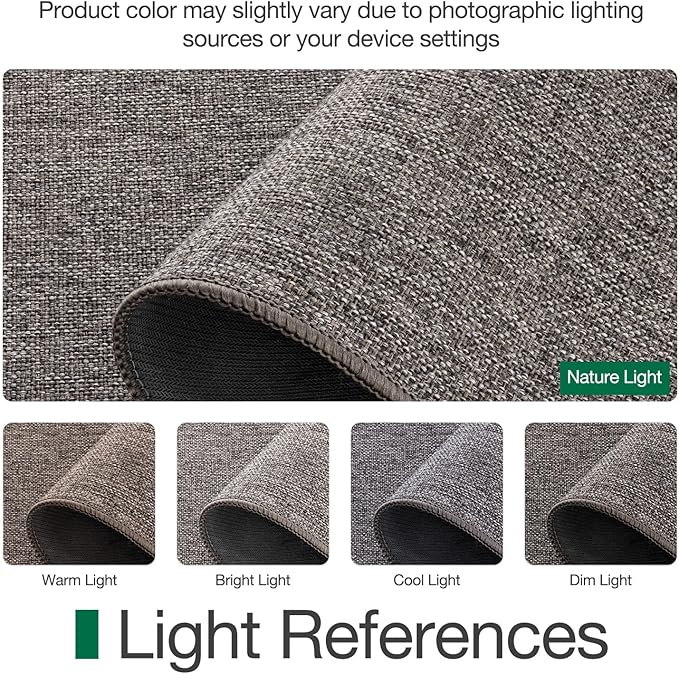 LUMI Large Indoor Door Mat, Easy Clean Low Profile Ultra Thin Entryway - Image 9