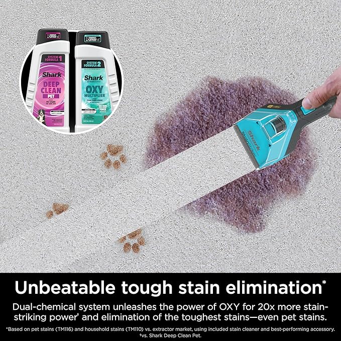Shark CarpetXpert HairPro with StainStriker Upright Carpet, Area Rug & - Image 4
