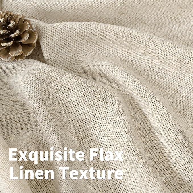 YoungsTex Linen Curtains 95 Inch Length - Image 4