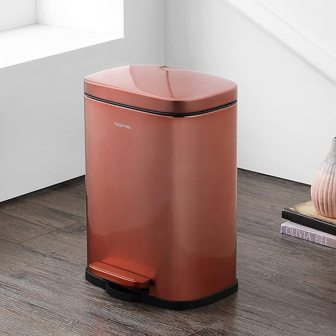 happimess HPM1006D Connor Rectangular Trash Can - Image 2
