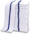 GOLD TEXTILES 120 PC New Cotton Blend White Restaurant Bar Mops Kitchen Towels by GOLDTEXTILES