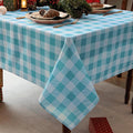 Classic Gingham Tablecloth Fabric by Essifunia