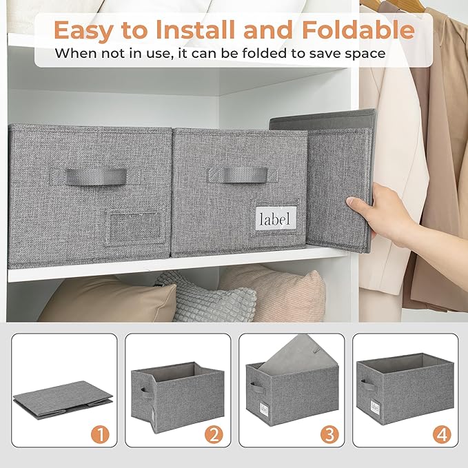 GRANNY SAYS Storage Bins for Shelves, Closet Bins - Image 5