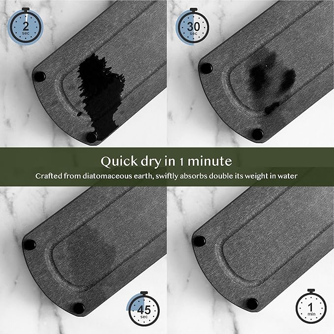 2PCS Instant Dry Sink Caddy Organizer, Fast Drying Sponge and Soap Dispenser - Image 2