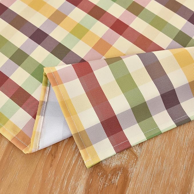 Waterproof Checkered Tablecloth Fabric - Image 8