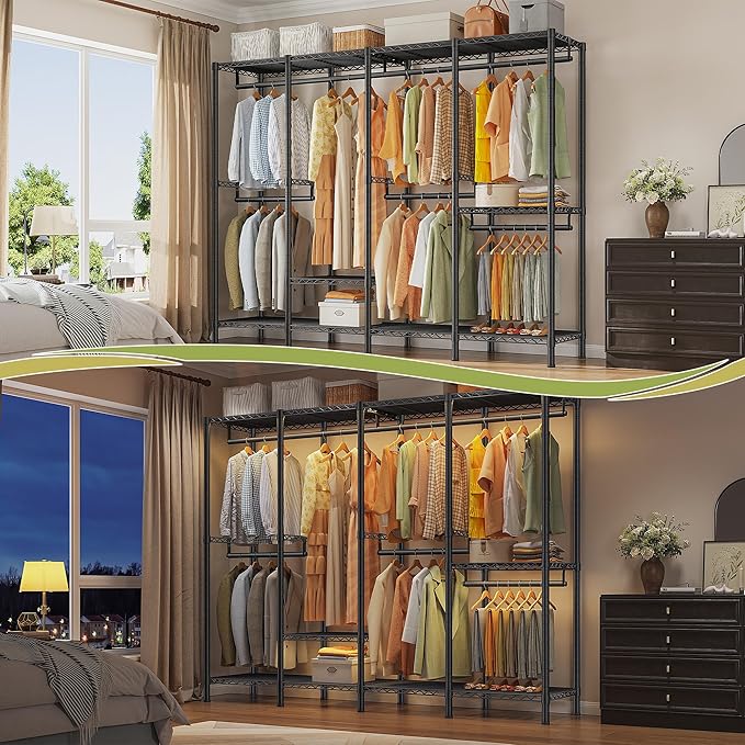 Raybee Heavy Duty Clothes Rack for Hanging Clothes, Clothing Rack - Image 5