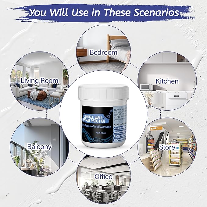 Oriflame Drywall Repair Kit: 8.5 Ounce Spackle Wall Repair - Image 8