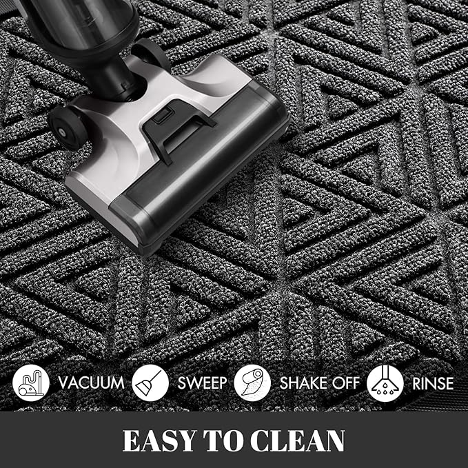Yimobra Large Door Mat 47x24, All-Weather Waterproof Non-Slip Welcome Matt - Image 9