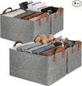 GRANNY SAYS Closet Storage Baskets, Collapsible Fabric Storage Bins by GRANNYSAYS