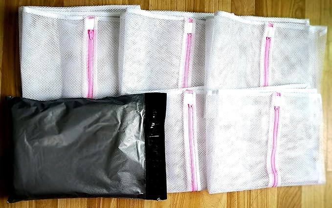 Mesh Laundry Bag, Kasiria 5 Pcs Washing Bags- - Image 5