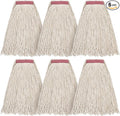 Matthew Cleaning 16oz 6Pack Cotton Floor Mop, Cotton Looped-Open String Heavy by MATTHEWCLEANINGPRODUCTS