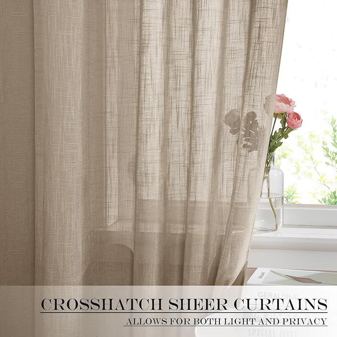 NICETOWN Sheer Back Door Curtain - Image 5