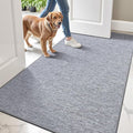 LUMI Ultra Thin Door Mat for Entryway, Easy Clean Welcome Entrance Mat for by LUMI