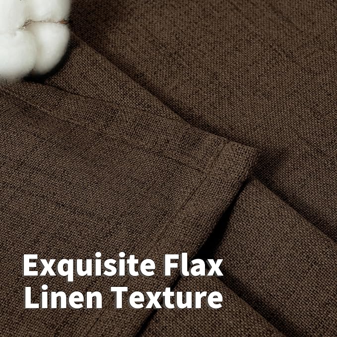 YoungsTex Linen Curtains 90 Inch Length - Image 4