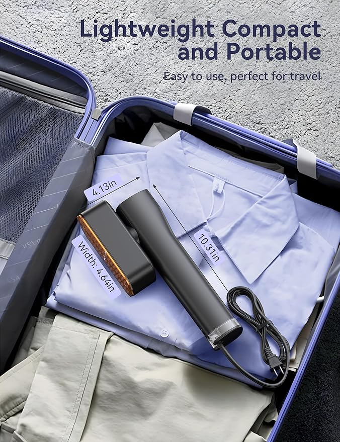 Steamer for Clothes, Sundu Portable 2-in-1 Steamer & Iron, 15s Fast Heat-up - Image 5