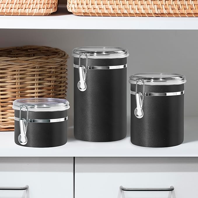 Oggi Stainless Steel Kitchen Canister 47 fl oz, Food Storage, Pantry Storage. - Image 6