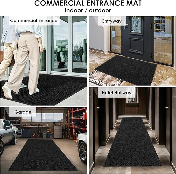 4′ x 56′ Front Door Mat Indoor Outdoor Entrance, Commercial Floor Mat Heavy - Image 8