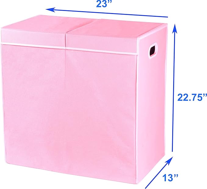 Simple Houseware Double Laundry Hamper - Image 7